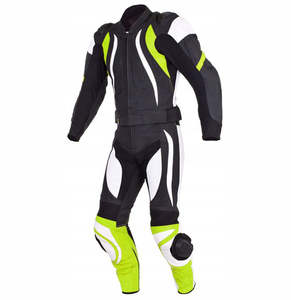 Traje de Motociclismo Unisex de Cuero Transpirable y Resistente al Viento, Conjunto de Ropa de Carreras de Secado Rápido, 500g, Manga Larga, Nombre del Equipo Personalizado - Product Image 2