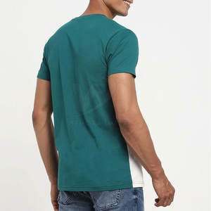 T-shirt léger uni 100% coton fabriqué avec un tissu respirant pour des journées d'été confortables - Product Image 3