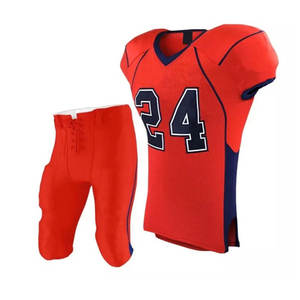 2025 gros uniforme d'équipe de football européenne séchage rapide maillot brodé court uniforme américain ensemble respirant Sublimation - Product Image 6