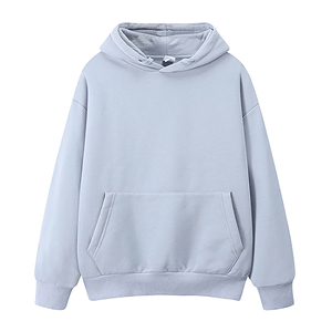 Ensemble deux pièces pour homme, sweat à capuche brodé uni + pantalon de jogging, automne-hiver, 100% coton, tendance, décontracté, extérieur - Product Image 2