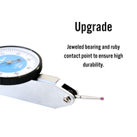 Indicateur de cadran à bijoux XerXes haute précision 0-0,8 mm, graduation 0,01, résistant aux chocs, durable, modèle B02060108, garantie 1 an