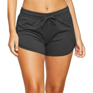 Pantalones cortos de entrenamiento para correr con bolsillos laterales de poliéster 100% Comprar pantalones cortos de diseño de logotipo personalizado de alta calidad para mujeres al por mayor - Product Image 3