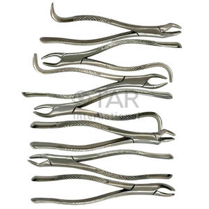 Juego de alicates universales para extracción de molares dentales, paquete de 7 pinzas de extracción dental, instrumentos médicos superiores e inferiores, 1 °, 2 °, 3 ° molares - Product Image 5