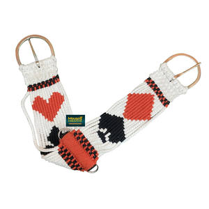 Vente de promotion d'usine collier de poitrine tressé en coton de cheval équestre occidental avec circonférence assortie fabricant et exportateur personnalisés - Product Image 4