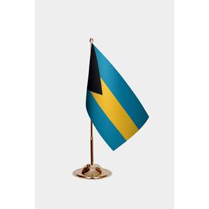 Bandera de Jardín Personalizada Bahama con Impresión Digital en Nylon, Plástico, Poliéster, Vinilo y Seda para Automóviles con Logotipo Personalizado - Product Image 2