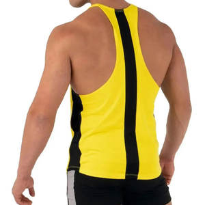 2024 hommes Style décontracté Gym débardeur 100% coton surdimensionné emmanchures Fitness gilet avec broderie respirant Mark Top Pick - Product Image 5