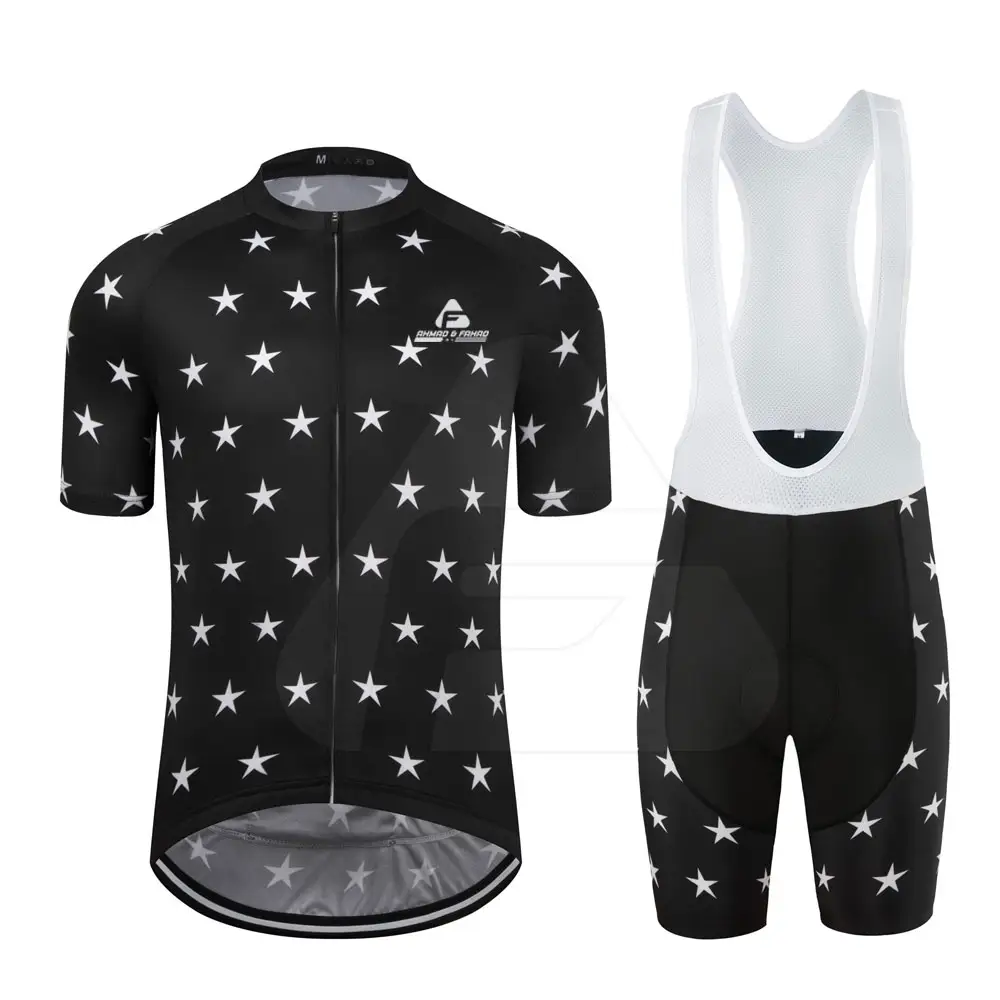 Cycling Wear Top Quality Cycling Uniforms Custom Logo Design Cycling Jersey Bib Set Suit