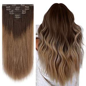 Vente en gros d'extensions de cheveux humains Remy à la kératine à clipser meilleures ventes d'extensions de cheveux vietnamiens OEM ODM à la kératine Remy du Vietnam - Product Image 2