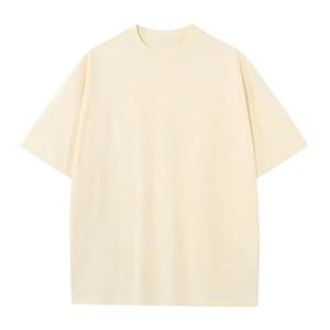 Gran oferta de verano de gran tamaño de alta calidad unisex peso pesado logotipo personalizado multicolor OEM serigrafía causal moda camisetas para hombres - Product Image 3