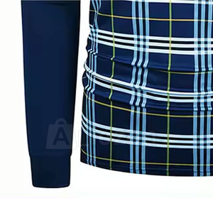 เสื้อโปโลแขนยาวแบบมีสไตล์สำหรับใส่ทำงานเสื้อโปโลแขนยาวทรงสลิมฟิตสำหรับธุรกิจ - Product Image 5
