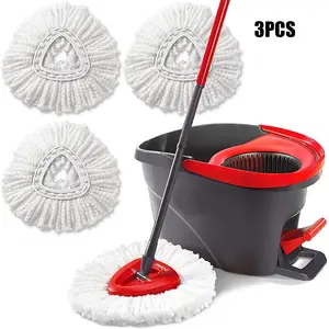 Mop Pad Vervangende Koppen Voor Vileda O-Ceder Gemakkelijk Wringen Spin Mop Schoonmaken Vloerdoeken Microfiber Mop Vullingen Wasbaar