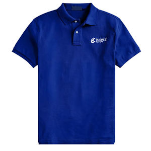 Gants de ville hommes grande taille Logo personnalisé pour T-shirts polo Polyester vierge respirant Golf Casual Logo personnalisé brodé de couleur unie - Product Image 2