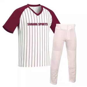 Ensembles d'uniformes de baseball de formation de service OEM les plus vendus pour les hommes nouveauté Style tendance techniques imprimées prix bon marché - Product Image 2