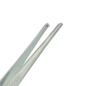 Fórceps para apósitos y tejidos de fabricación pakistaní en material de acero inoxidable/fórceps quirúrgicos de un solo uso - Product Image 6