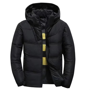 Veste à bulles brillante en gros personnalisée, nouvelle, avec duvet de canard blanc amovible, veste épaisse matelassée, manteau d'hiver, vestes pour hommes - Product Image 3