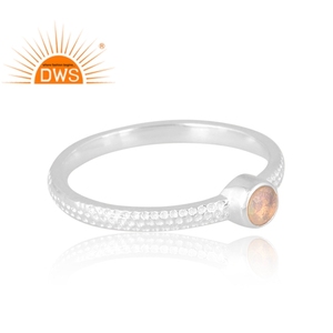 New Design 925 Sterling <b>Silver</b> Natural Ethiopian <b>Opal</b> Gemstone <b>Ring</b> Custom Design Jewelry For Women Gift For Her - Product Image 4