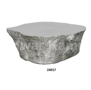 Mesa auxiliar de vidrio templado y metal sólido marrón martillado con acabado de latón, ideal para el hogar, la sala de estar y la Oficina - Product Image 6