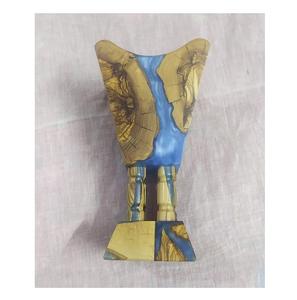 2026 Premium Pine Wood Epoxy Resin <b>Bakhoor</b> Incense Burner Luxury Arabic <b>Oud</b> Madhkan Modern Design Customizable for Home - Product Image 2