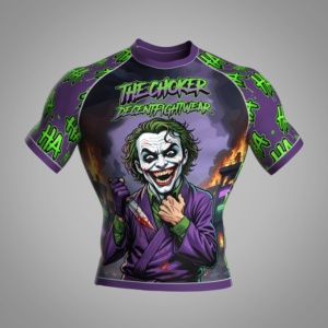 Men's Rashguard Anti-slip Band Four-Way Stretch Anti-bacterial Custom Logo No-Gi Grappling <b>Compression</b> <b>Shirt</b> Digital Print - Product Image 5