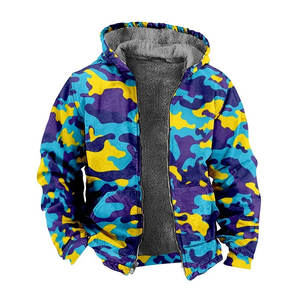 Sweat à capuche de chasse pour homme, design personnalisé, manches régulières, fermeture éclair, respirant, streetwear d'hiver - Product Image 3