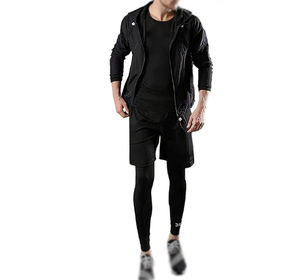 Conjunto Deportivo de Invierno Ligero y Cómodo para Hombre, Diseño Personalizado de Alta Calidad, Talla Grande, Logotipo, Patrón Sólido - Product Image 5