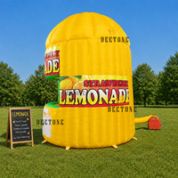 Kiosque de Citron Gonflable Portable pour Réunions Familiales, Événements de Carnaval et Vendeurs Ambulants