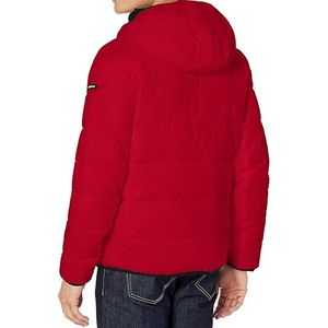 High Street Veste d'hiver surdimensionnée personnalisée pour hommes avec col montant Logo OEM Manteau en duvet rembourré - Product Image 5
