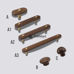 Tradebyd Premium Boutons de tiroir en bois Poignées artisanales pour une décoration de meubles élégante - Product Image 2