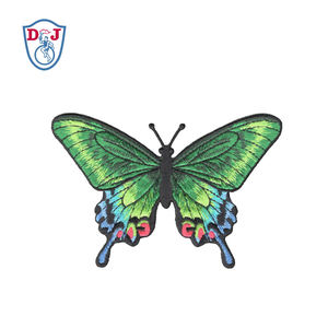 Custom <b>Iron</b> <b>on</b> Emblem Embroidered Butterfly Patch for DIY Garment - Product Image 4
