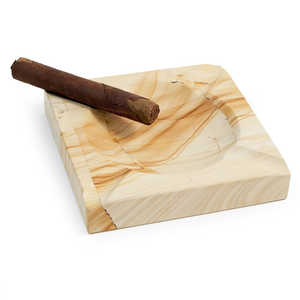 Cenicero de madera grabado redondo recién llegado, caja de desechos de cigarros con acabado de Color marrón para accesorios para fumar, precio con descuento - Product Image 6
