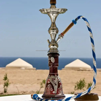 Narguilé indien turc Shisha pipe à eau narguilé salon fumer pipe tabac tyle turc fabriqué en inde