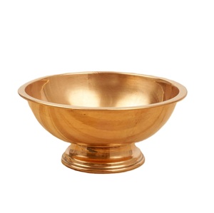 Artisanat en métal, bols à champagne dorés, forme ronde, refroidisseur à vin pour bière, boissons gazeuses, mariage, fête, utilisation en bar - Product Image 1