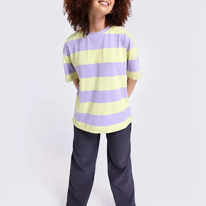 <b>Women's</b> Slim Fit Solid Canvas <b>T</b>-<b>Shirt</b> for <b>Yellow</b> Crew Neck Short Sleeve Spring Summer Fashion - Product Image 3