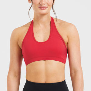 Soutien-gorge de sport dos nu haute résistance pour femme Design froncé antichoc Top de yoga en cours d'exécution à séchage rapide - Product Image 6