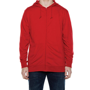 Sudaderas con capucha hombres streetwear de alta calidad de gran tamaño de lana de algodón con cremallera recortada sudaderas con capucha hombres - Product Image 4