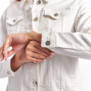 Chaqueta Vaquera al por Mayor, Chaqueta Vaquera para Mujer Más Vendida, Sostenible, Cómoda, Servicio OEM al por Mayor, Última Llegada - Product Image 4