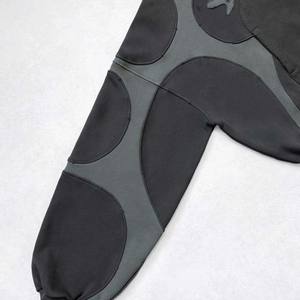 Veste à capuche tendance unisexe en molleton 100% coton, logo personnalisé en strass, cristal, hip hop, streetwear - Product Image 5