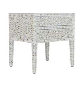 Mesa de Noche de Lujo con Incrustaciones de Nácar de Alta Calidad para Decoración del Hogar, Fabricada en Vietnam, Diseño de Cuerda, la Mejor Opción - Product Image 3