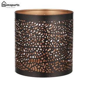 Bougeoir à bougie chauffe-plat élégant en métal en béton Design cylindrique unique pour le dessus de table de salon Décoratif Autre bougie - Product Image 4