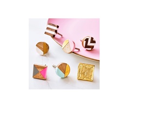 ลูกบิดหินอ่อนทรงกลมลายตามสั่งสีขาวและดำขนาดสินค้าผลิตในอินเดีย - Product Image 5