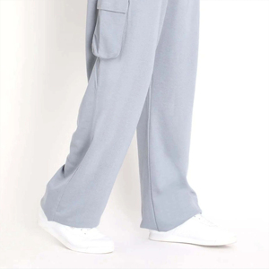 กางเกงแทร็คผู้ชายคุณภาพสูง ทรงตรง ผ้าคอตตอนหนา กางเกงสปอร์ตคาร์โก้ กางเกงลำลอง ขาย - Product Image 1