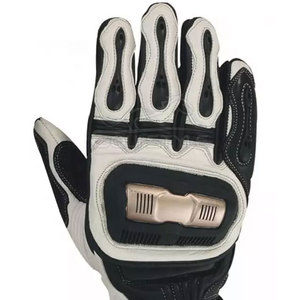 Guantes de moto para hombre recién llegados de alta calidad al por mayor de cuero Premium invierno deportes al aire libre guantes de moto - Product Image 5