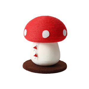 Vente chaude : arbre à chat vertical en sisal rouge écologique avec corde, griffoir et cadre, vente en gros - Product Image 1