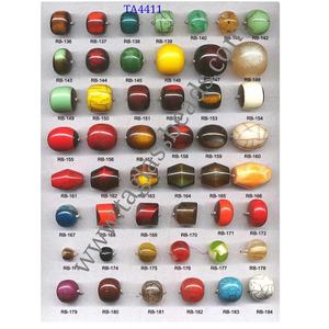 Cuentas de resina para fabricación de joyas, cuentas de cristal de colores para mujeres - Product Image 1