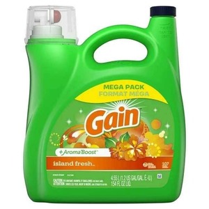 Ganar detergente líquido para ropa, aroma fresco de la isla, 107 cargas, 154 floz - Product Image 5