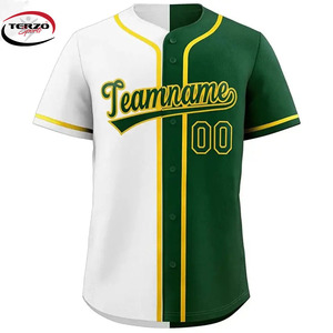 OEM 2024 nuevo diseño personalizado al por mayor jersey de cuello en V camisetas de béisbol y softbol para unisex con impresión de logotipo personalizado - Product Image 5