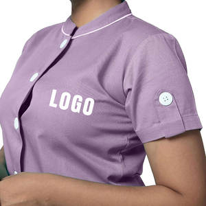 ชุดเครื่องแบบขัดฟันพร้อมกางเกงโยคะแฟชั่นผ้าฝ้ายคุณภาพสูงสำหรับมืออาชีพกำหนดโลโก้ได้เอง - Product Image 4