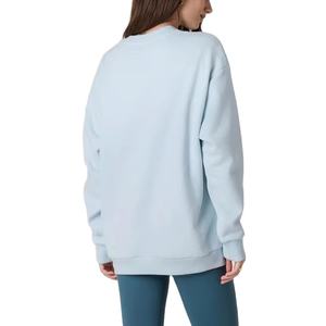 เสื้อกันหนาวคอกลมสำหรับผู้หญิงเสื้อกันหนาวคอกลมผ้าฝ้ายปักลายขนาดใหญ่โลโก้ดีไซน์ใหม่ - Product Image 3