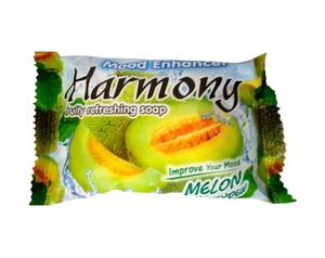 VENTA AL POR MAYOR. JABÓN MELON HONEYDEW Disfrute de una limpieza refrescante con Harmony Bar Soap Melon 70g. - Product Image 3
