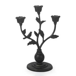 Candelabros vintage de metal plateado con artesanía detallada, perfectos para bodas reales y decoración de interiores de lujo - Product Image 5